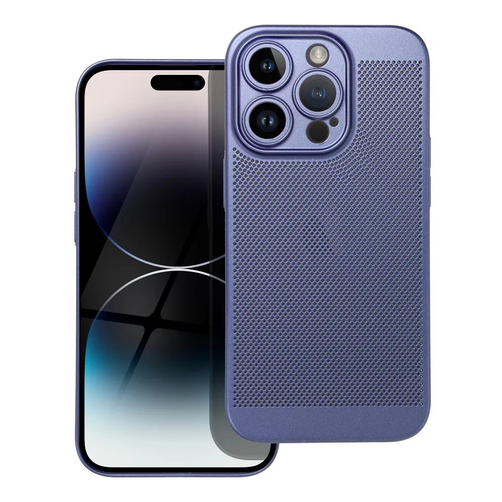 Breezy Case, iPhone 15 Pro, modrý
