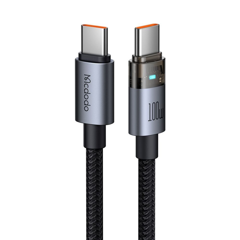 Levně Mcdodo kabel USB-C - USB-C (CA-5580), 100 W, 1,2 m, černý