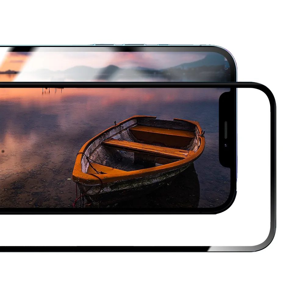 Hibridno Steklo Forcell Flexible Nano Glass 5D, IPhone XR / 11, črno