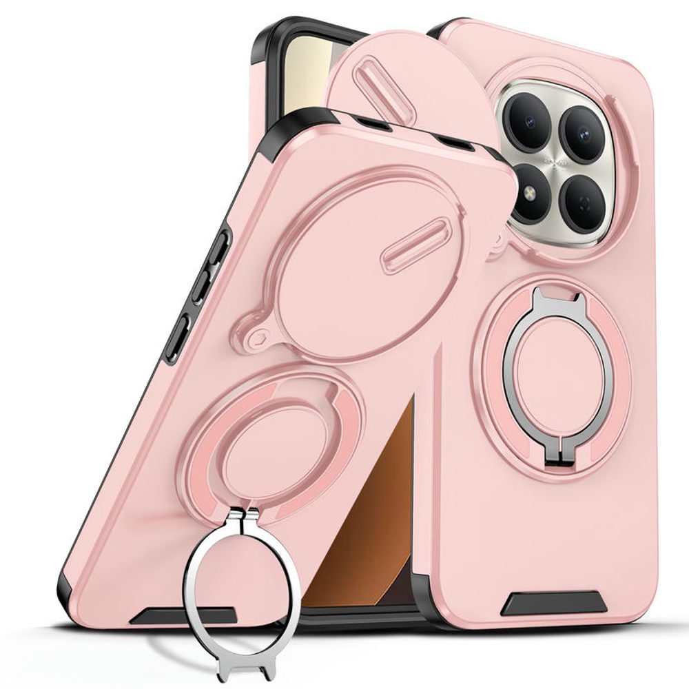 Levně Camslide Stand obal, Xiaomi Redmi Note 15 Pro 5G, růžový