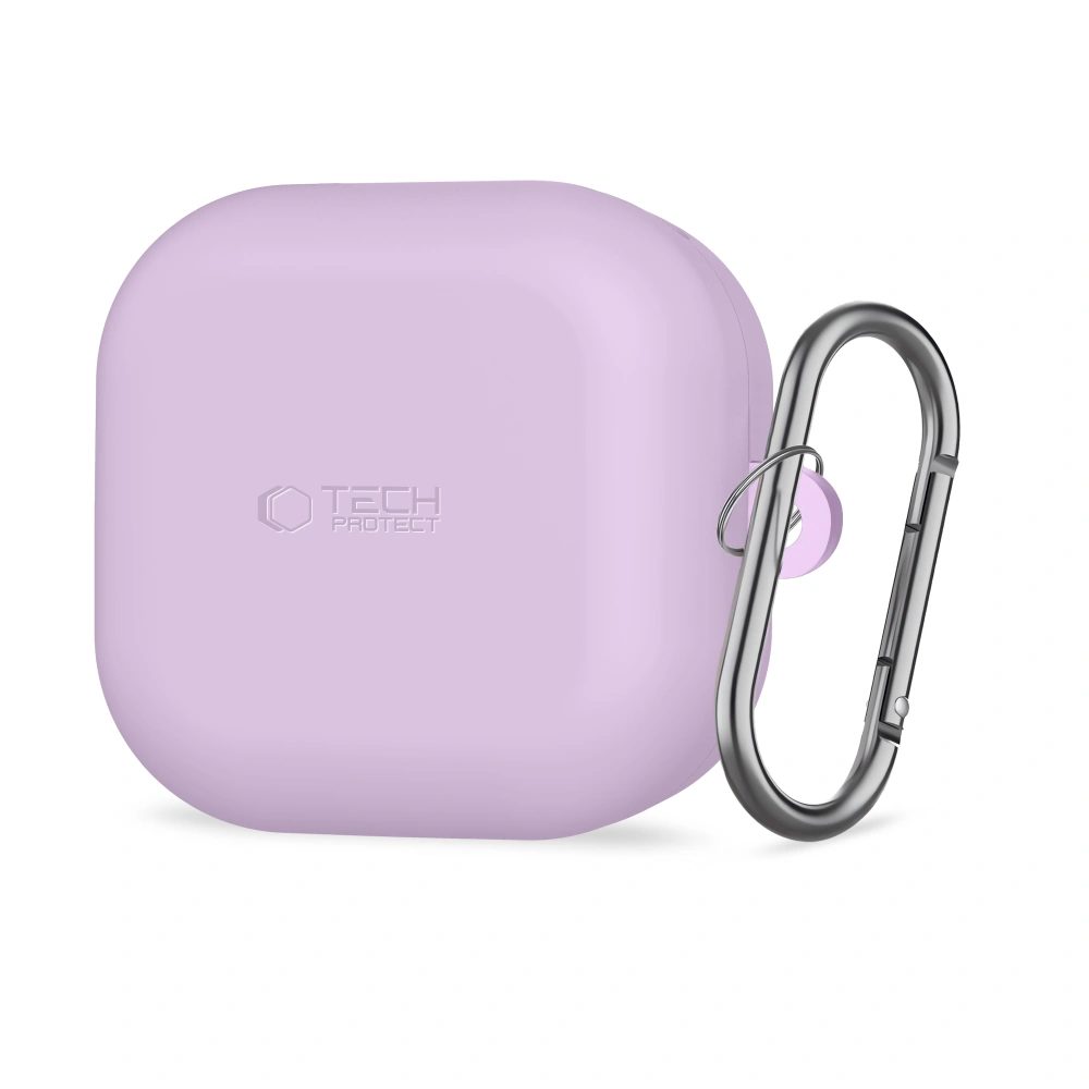 Levně Tech-Protect Silikonové pouzdro, Samsung Galaxy Buds 4 / 4 Pro, fialové