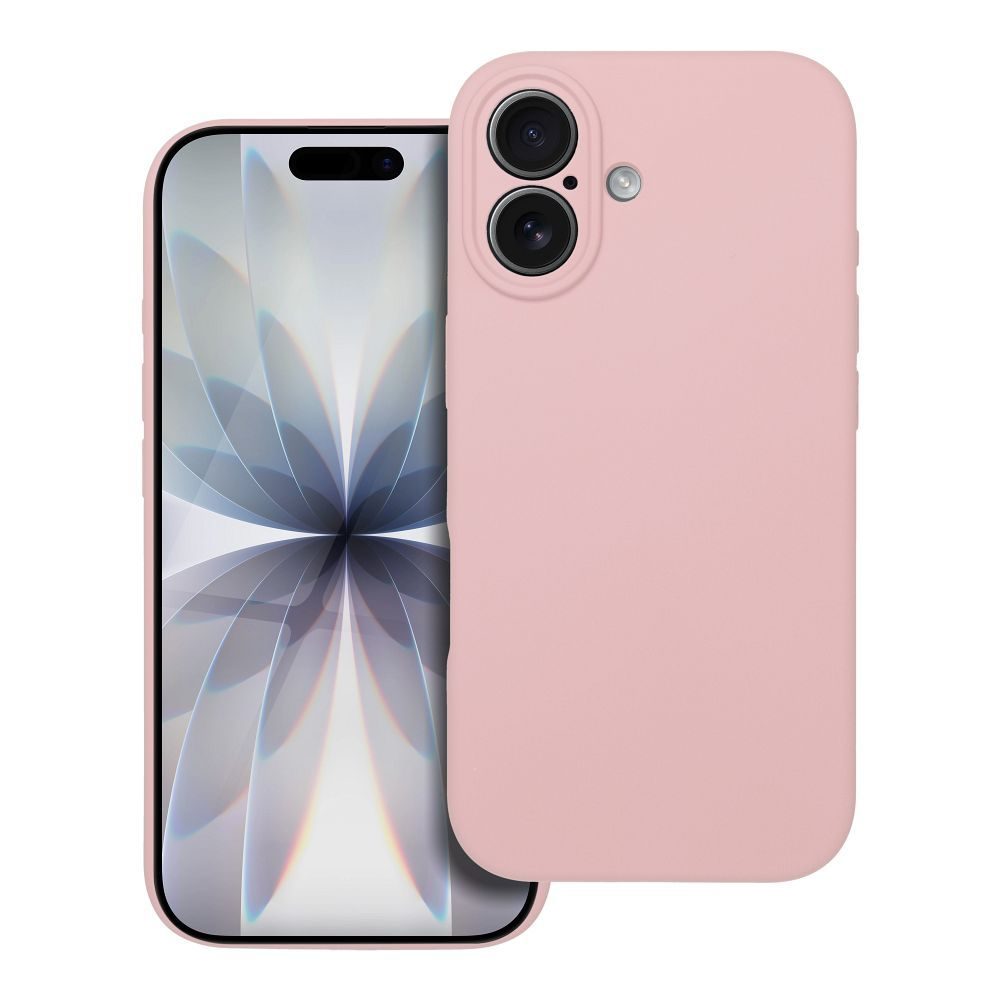 Levně Obal Silicone, iPhone 17, světle růžový