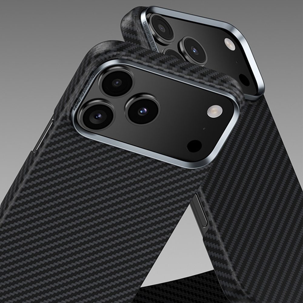 Benks Magnetic Armor Air Kevlar obal Metal Frame, iPhone 17 Pro, čierny