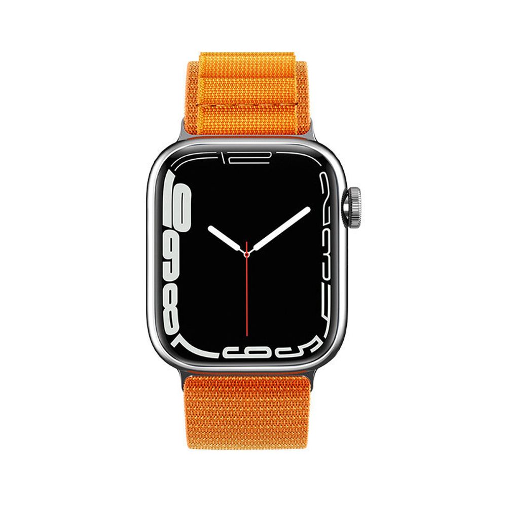 Pánt Alpine Acél Csattal, Apple Watch 42 / 44 / 45 / 49 Mm, Narancssárga