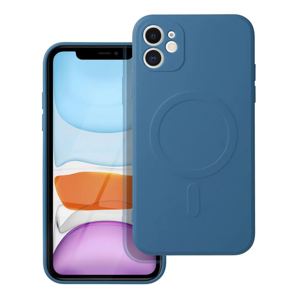 Silicone Mag Cover Maska, IPhone 11, Plavi