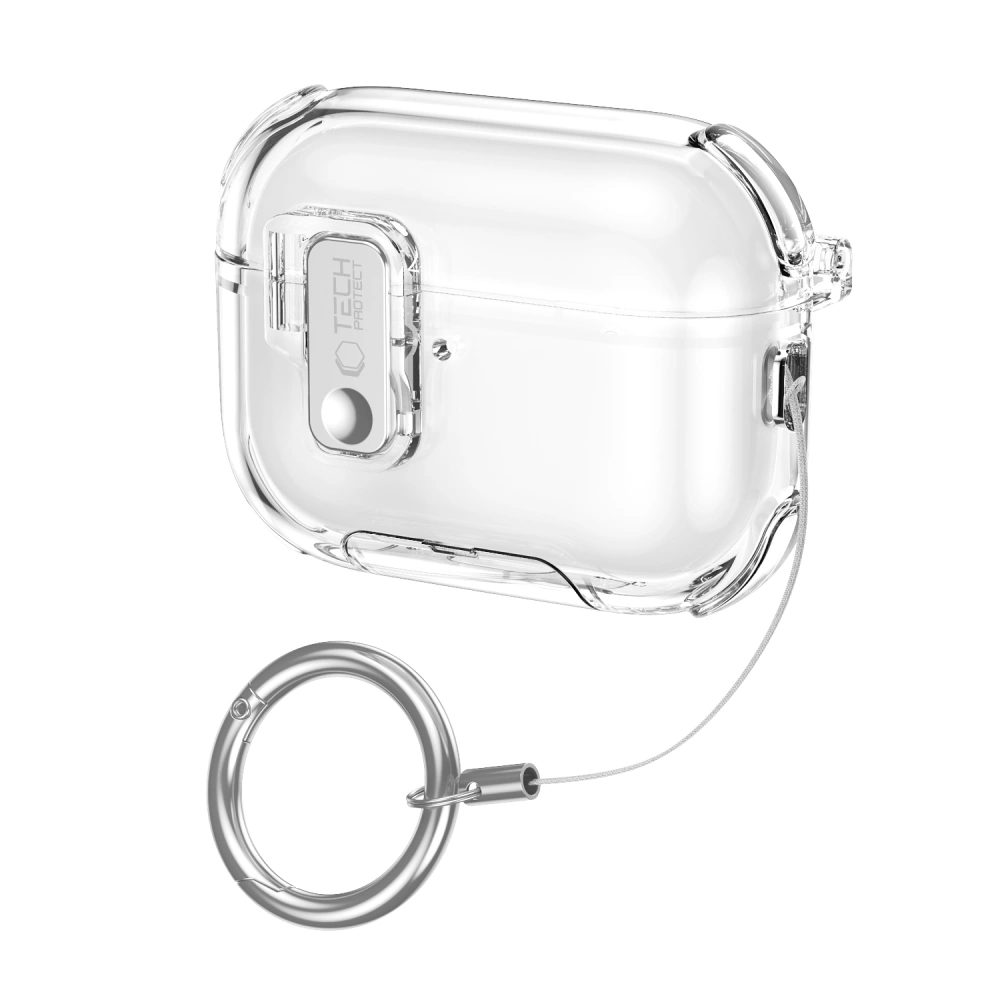 Tech-Protect Bounce Pro puzdro, Apple AirPods Pro 3, priehľadné