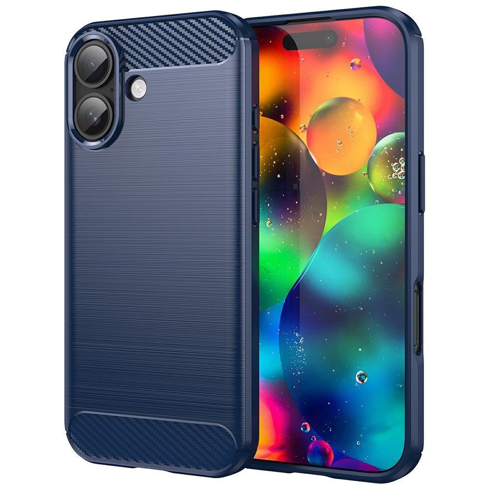 Levně Carbon obal, iPhone 17, modrý