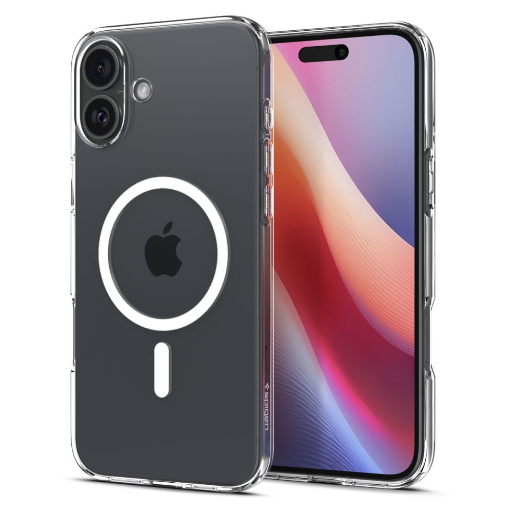 Levně Spigen Liquid Crystal Mag s MagSafe, iPhone 16, průhledný