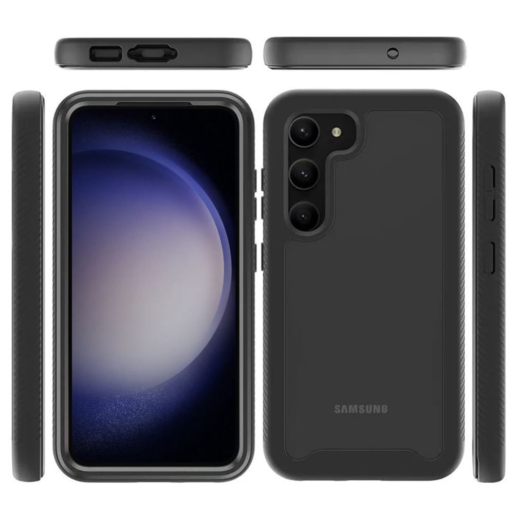 Techsuit Defense360 Pro + Ochranná Fólie, Samsung Galaxy S23, černý