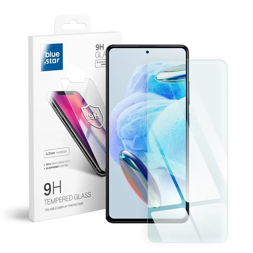 BlueStar Védő Edzett üveg, Xiaomi Redmi Note 12 Pro+