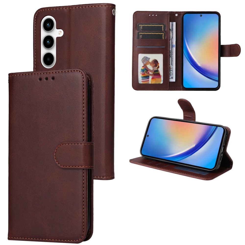 Mágneses tok, Samsung Galaxy A35, barna