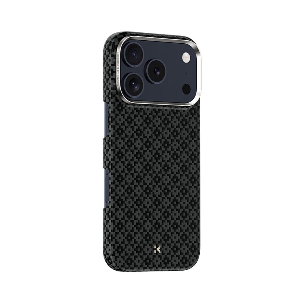Benks Magnetic Armor Air Armor Grid Kevlar obal Metal Frame, iPhone 17 Pro, čierny