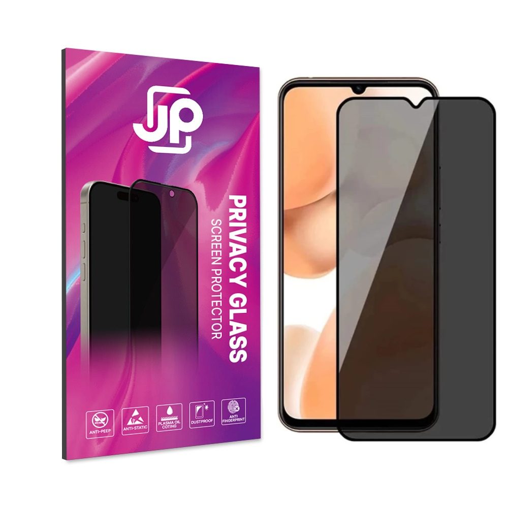 Levně JP Privacy Tvrzené sklo, Xiaomi Redmi Note 12 Pro Plus, černé