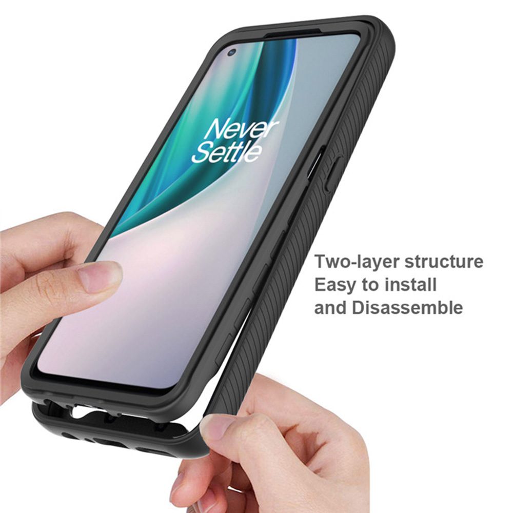 Techsuit Defense360 Pro + Védőfólia, OnePlus Nord N10, Fekete