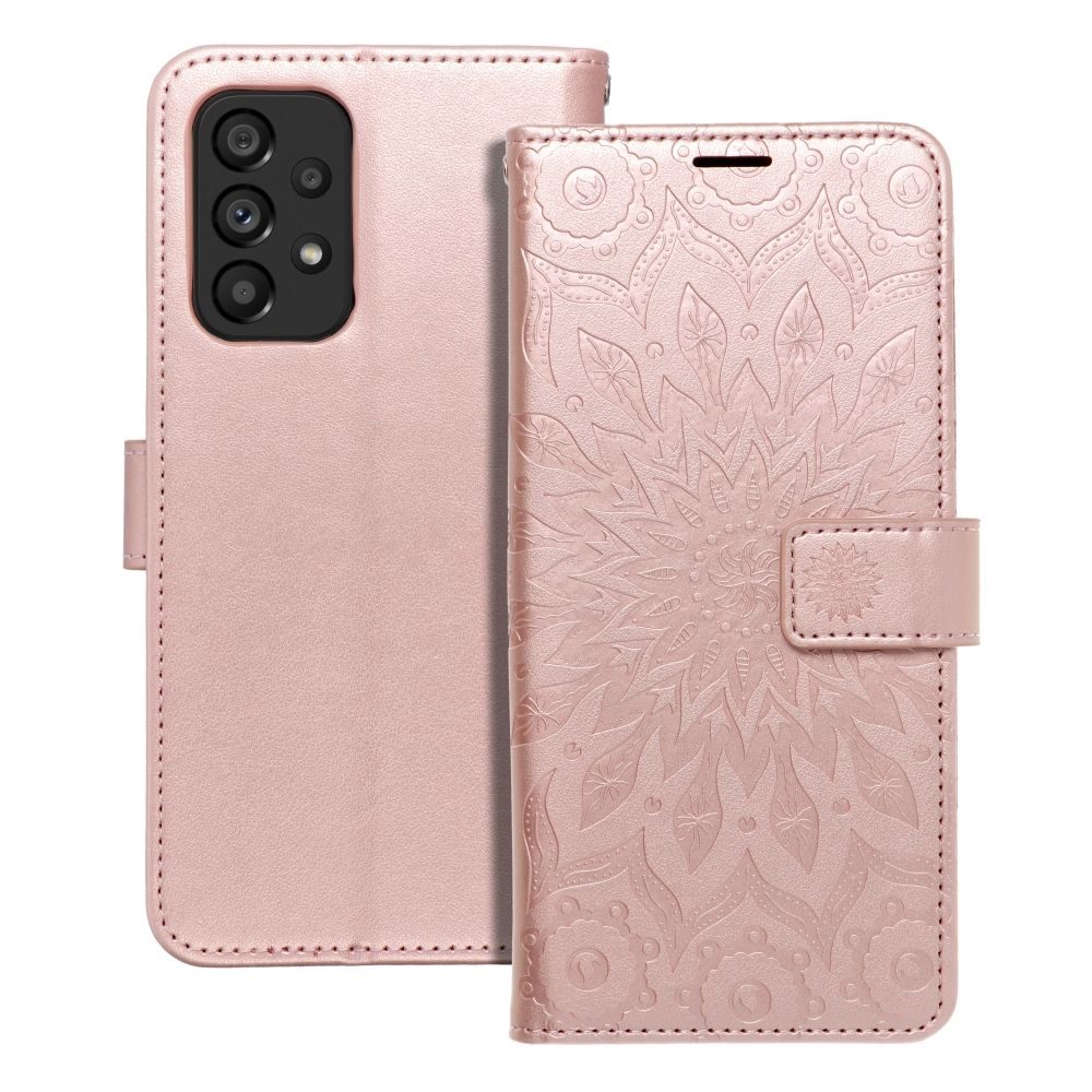 Mezzo pouzdro, Samsung Galaxy A53 5G, vzor 2, rosegold