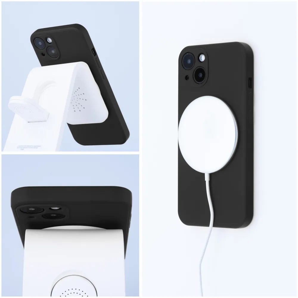 Silicone Mag Cover Husă, IPhone 11, Negru