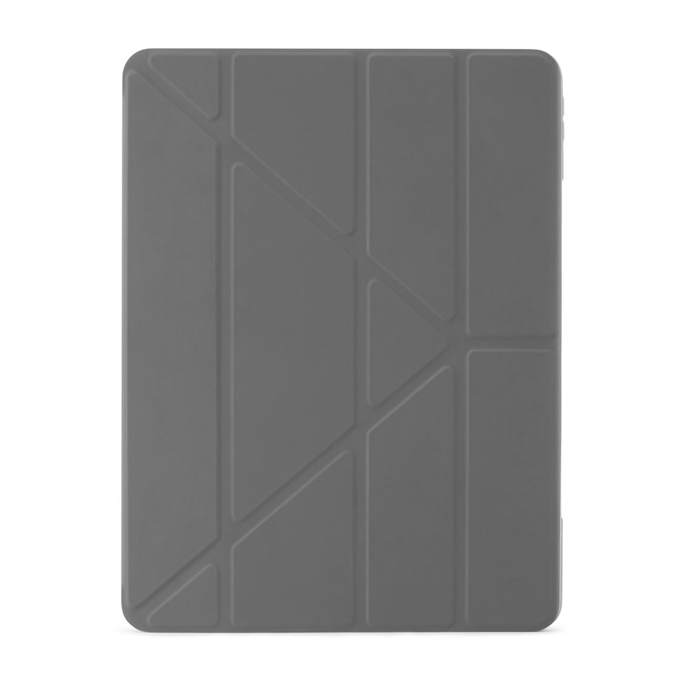 Levně Pipetto Origami TPU pouzdro, Apple iPad Pro 12.9, 2018 / 2020 / 2021 / 2022, šedé