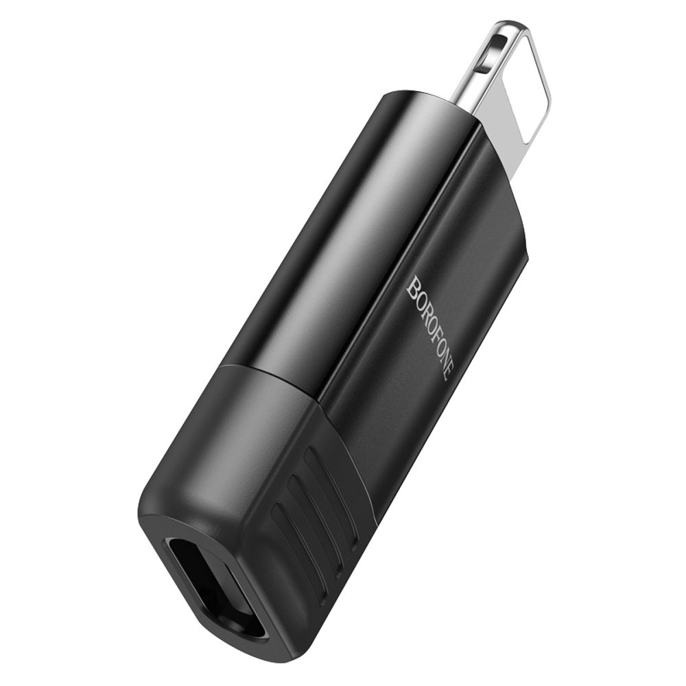 Borofone BV18 Adapter, Lightning - USB-C, Fekete