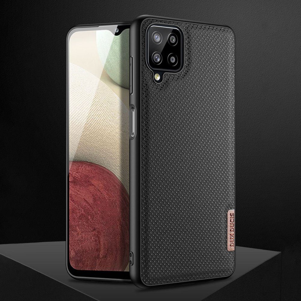 Dux Ducis Fino Case, Samsung Galaxy A12 / M12, Fekete