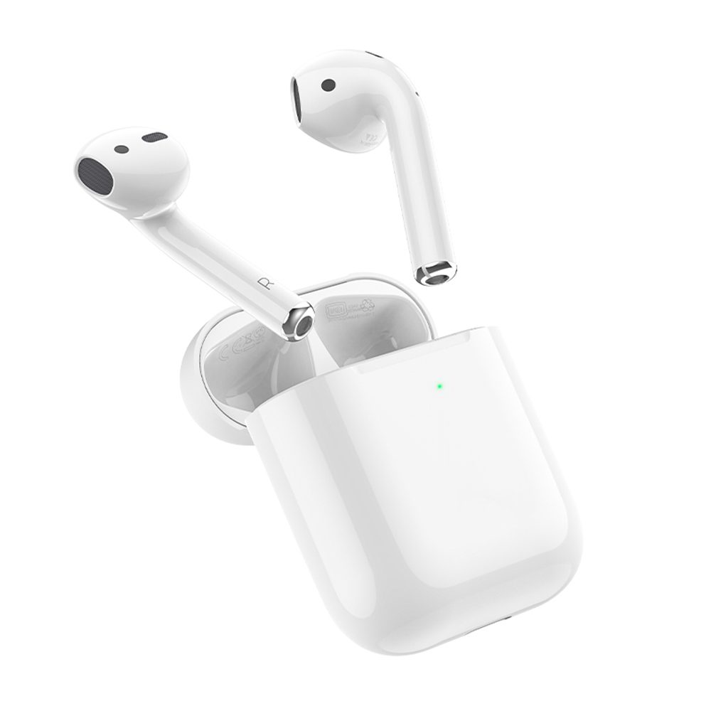 Slušalke Bluetooth Borofone TWS BW01 Plus, Bele