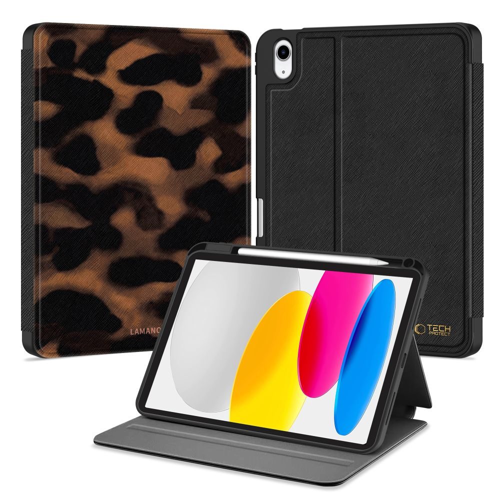 Levně Tech-Protect Lamano pouzdro, iPad 10,9" (10 / 2022) / 11" (11 / 2025), panther