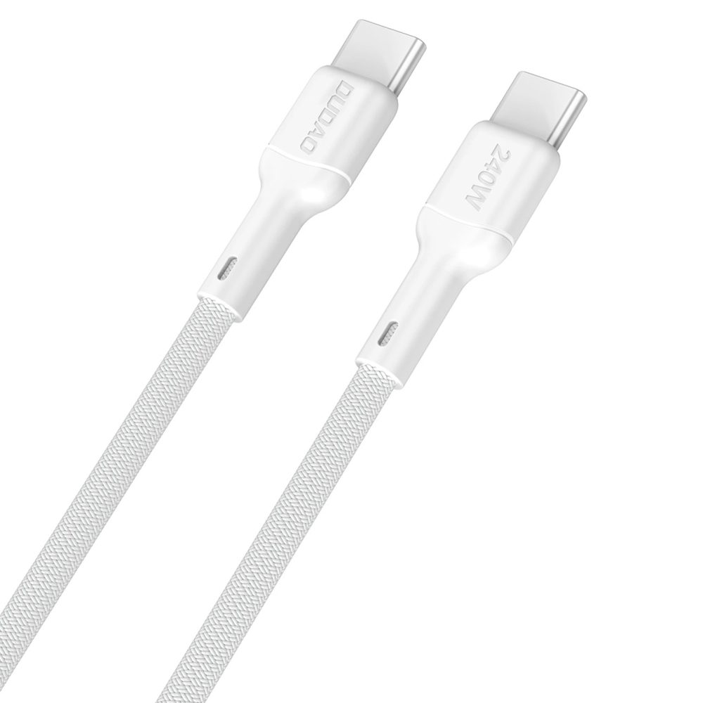 Levně Dudao L9C Max kabel USB-C - USB-C, 240W, PD, 2 m, bílý