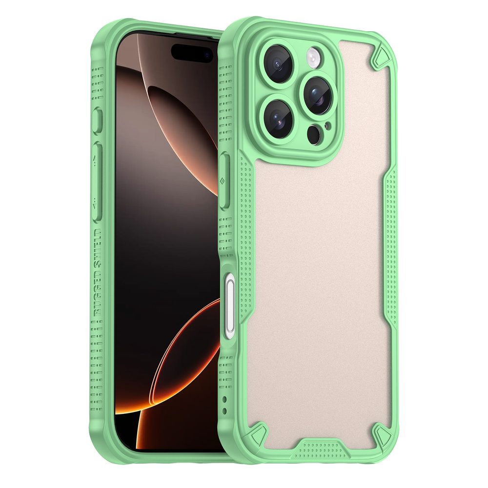 ArmorShield Hibrid Tok, iPhone 16 Pro, zöld