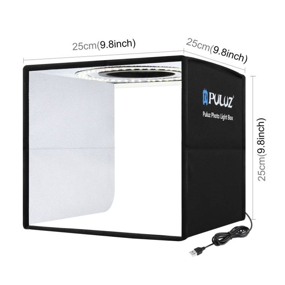 Puluz LED Photo Studio PU5025B, 25cm