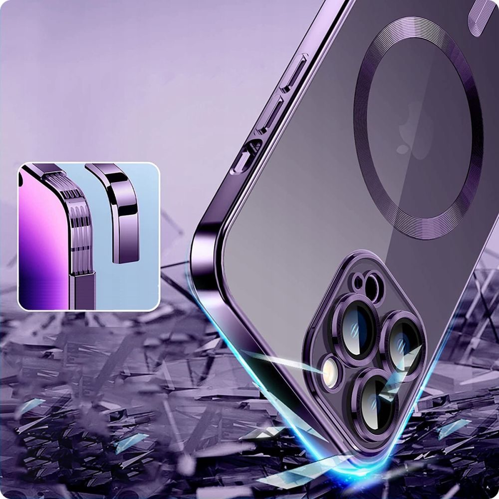 Tech-Protect MagShine, IPhone 15 Pro Max, Zlatni