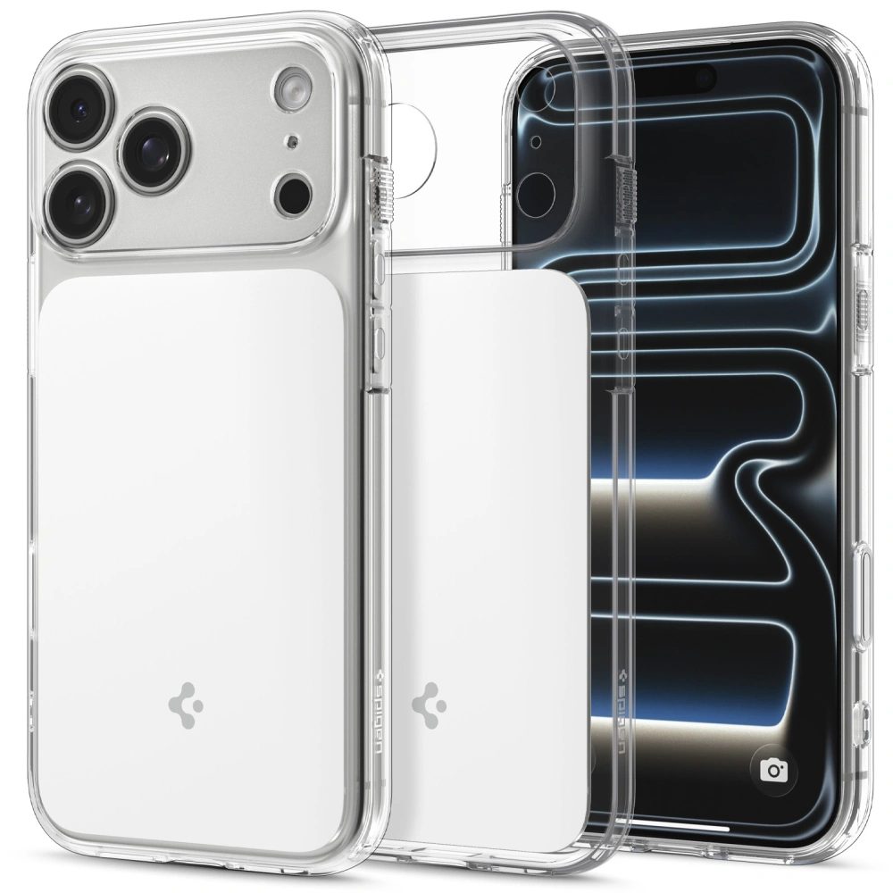 Spigen Ultra Hybrid "T" Mag cu MagSafe, iPhone 17 Pro / 18 Pro, alb
