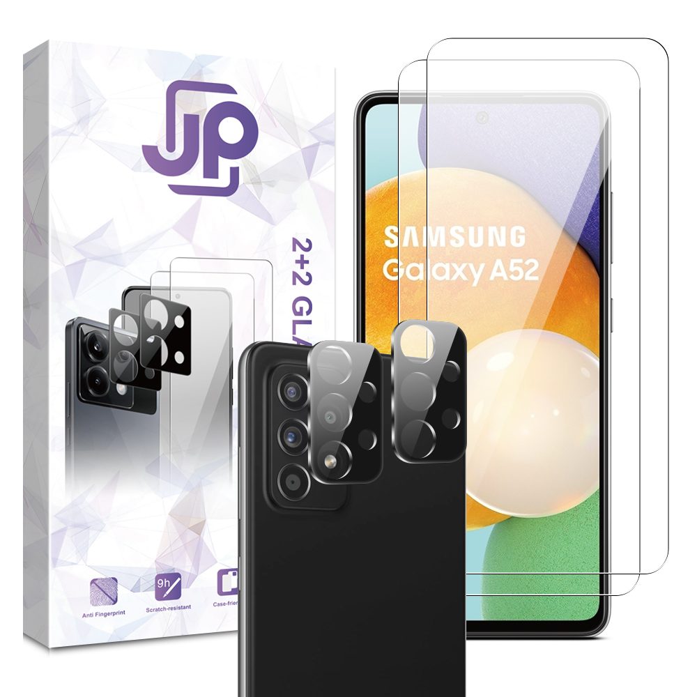 JP Combo Pack, Set Od 2 Kaljena Stakla I 2 Stakla Za Kameru, Samsung Galaxy A52