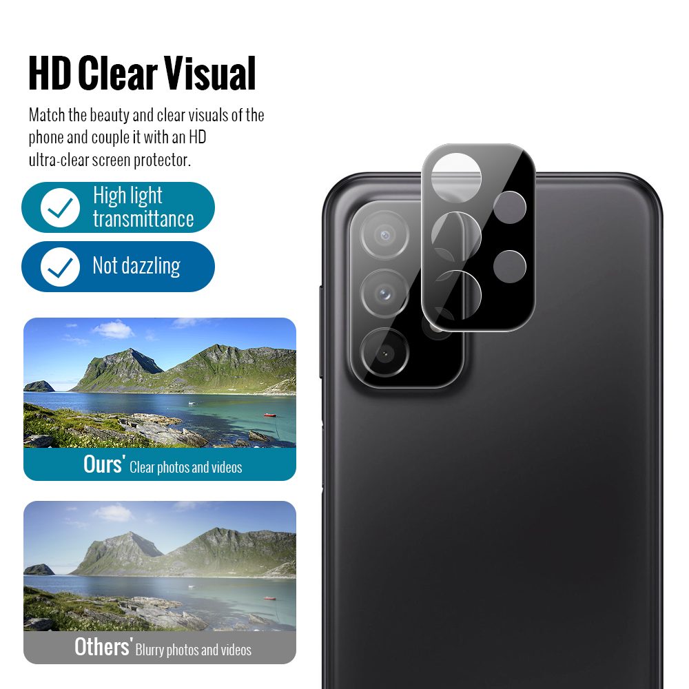 2 Db Edzett üveg és 2 Db Kameraüveg Készlet, Samsung Galaxy A23