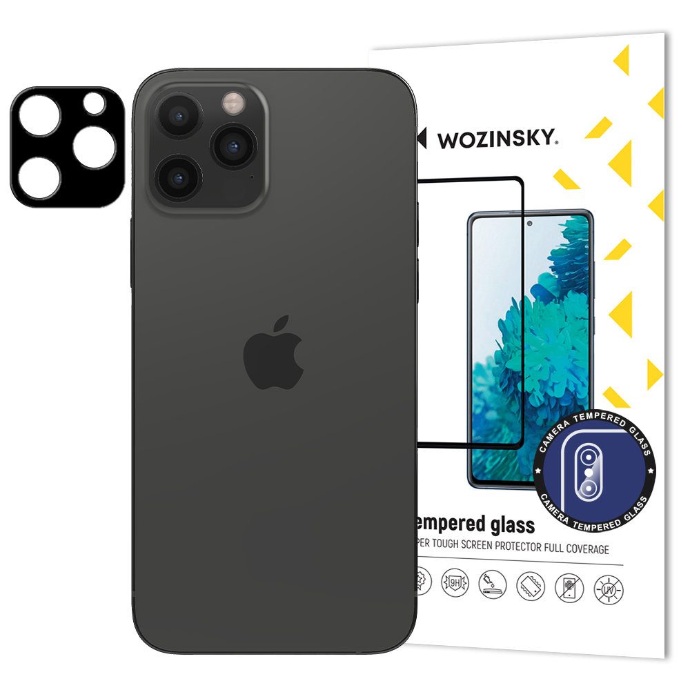Wozinsky 9H Zaščitno Kaljeno Steklo Za Objektiv Kamere (fotoaparata), IPhone 12 Pro Max