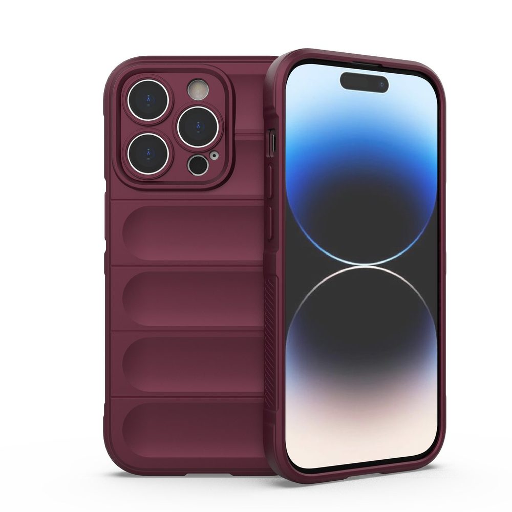 Magic Shield Maska, IPhone 14 Pro, Bordo