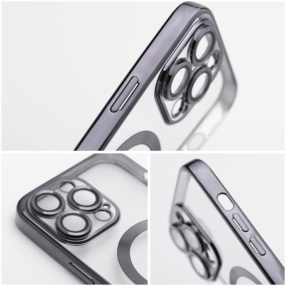 Electro Mag Cover s MagSafe, iPhone 17 Pro Max, čierne