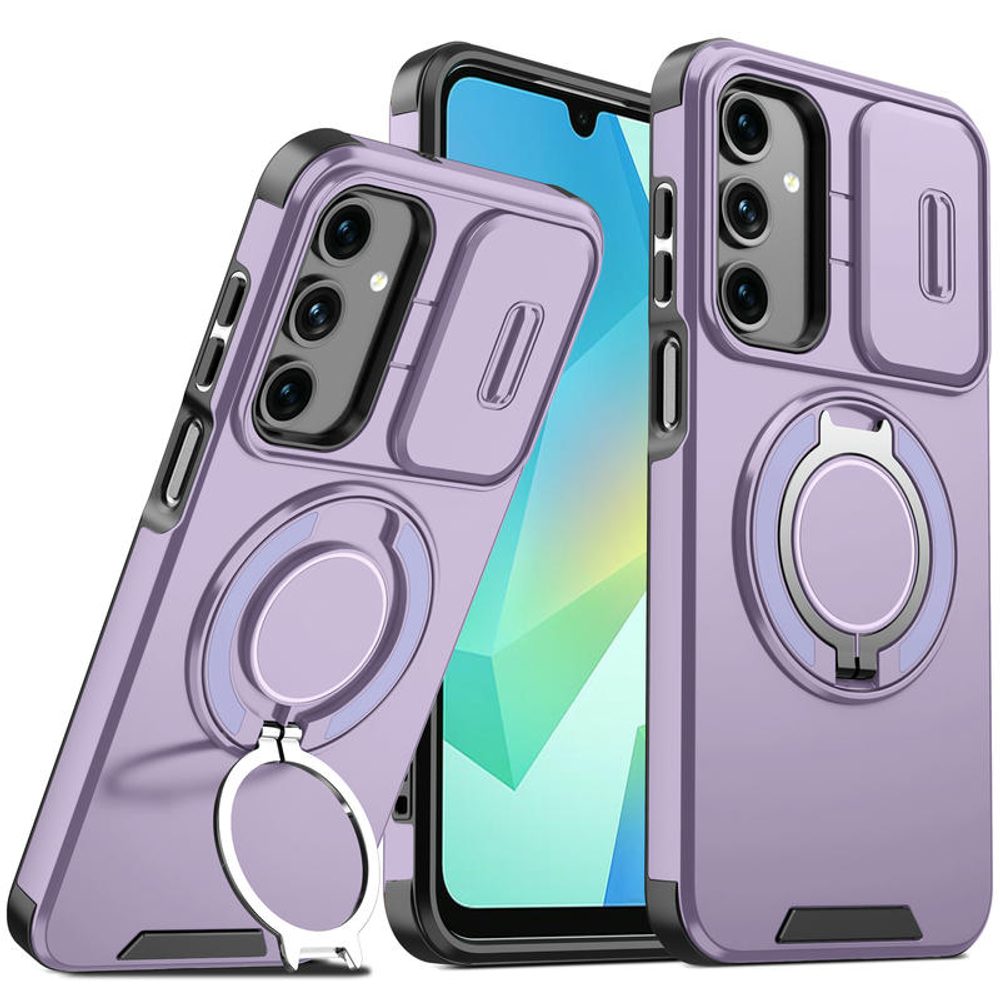 Levně Camslide Stand obal, Samsung Galaxy A17, fialový