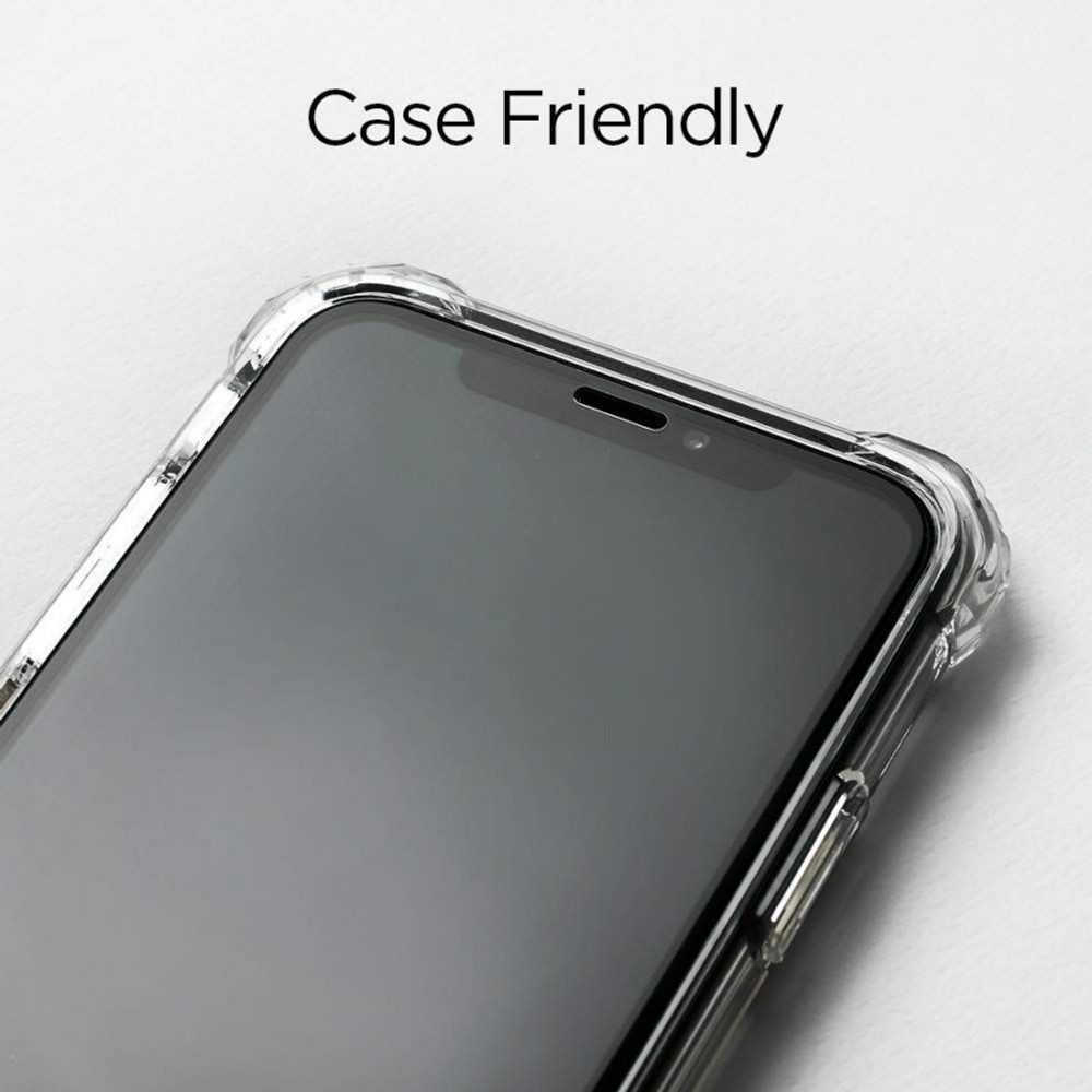 Spigen Full Cover Glass FC Edzett üveg, IPhone XS MAX / 11 Pro Max, Fekete