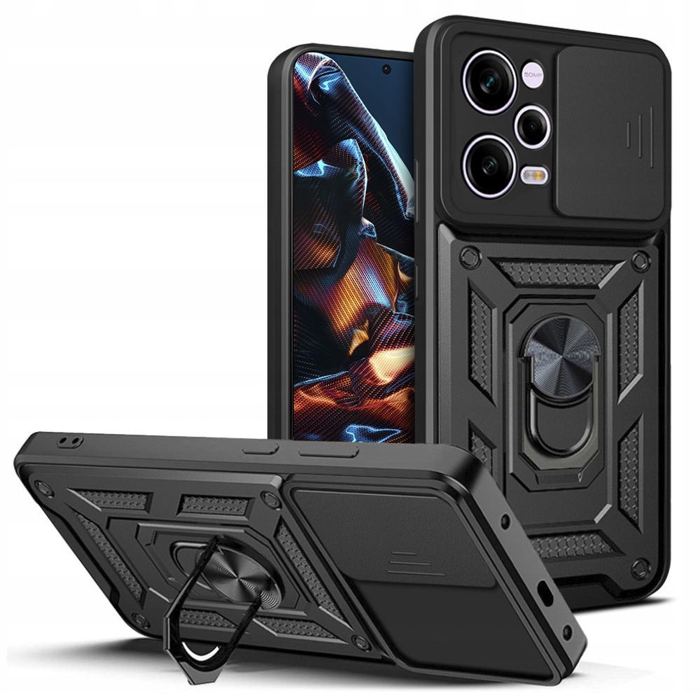 Tech-Protect Camshield, Xiaomi Redmi Note 12 Pro 5G / Poco X5 Pro 5G, černé