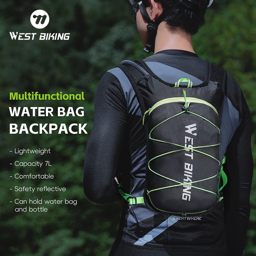 West Biking Multifunkčný batoh, čierny