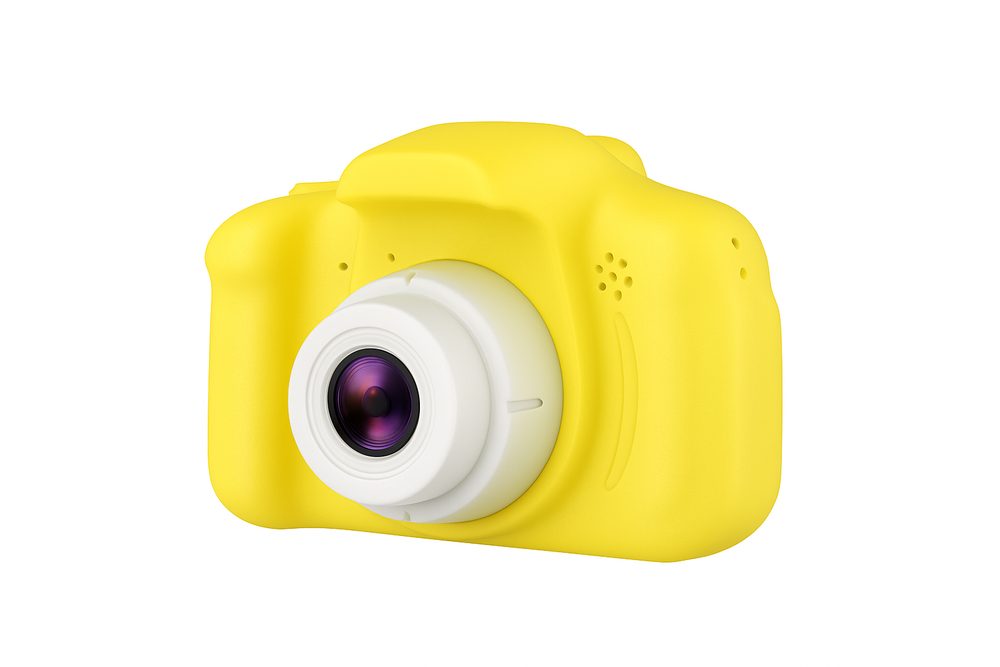 Digitální fotoaparát X2 pro děti, žlutý