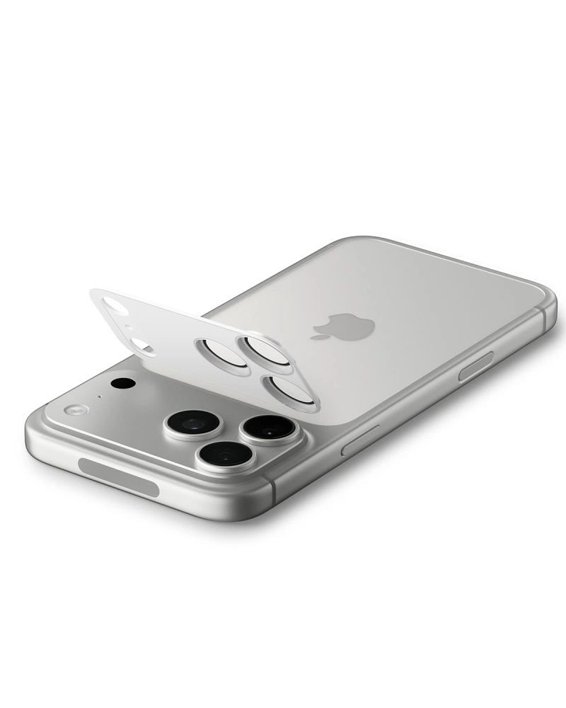 Spigen Optik Pro XL TR EZ Fit ochrana fotoaparátu, iPhone 17 Pro Max, strieborná
