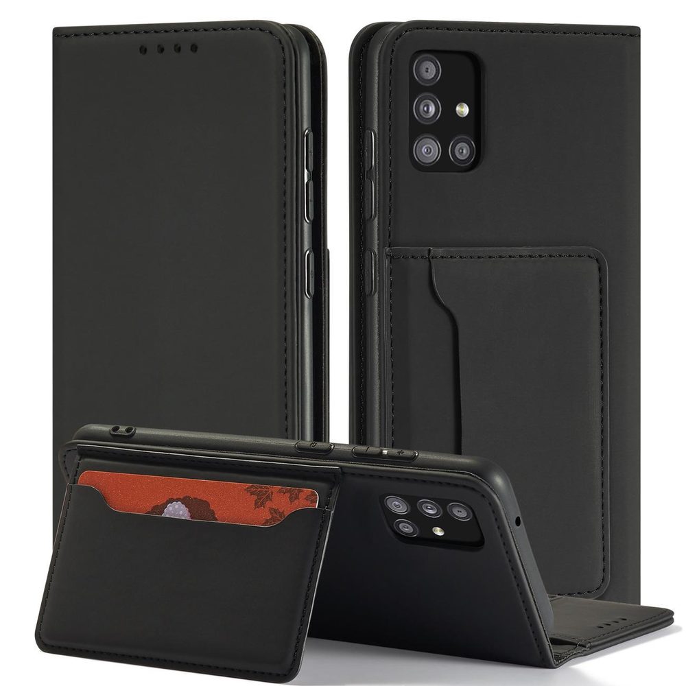 Magnet Card Case Etui, Xiaomi Redmi Note 11, črn
