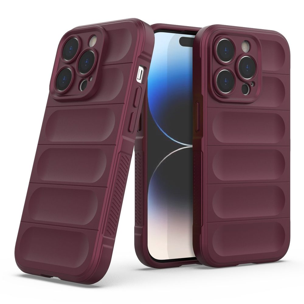 Magic Shield Maska, IPhone 14 Pro, Bordo