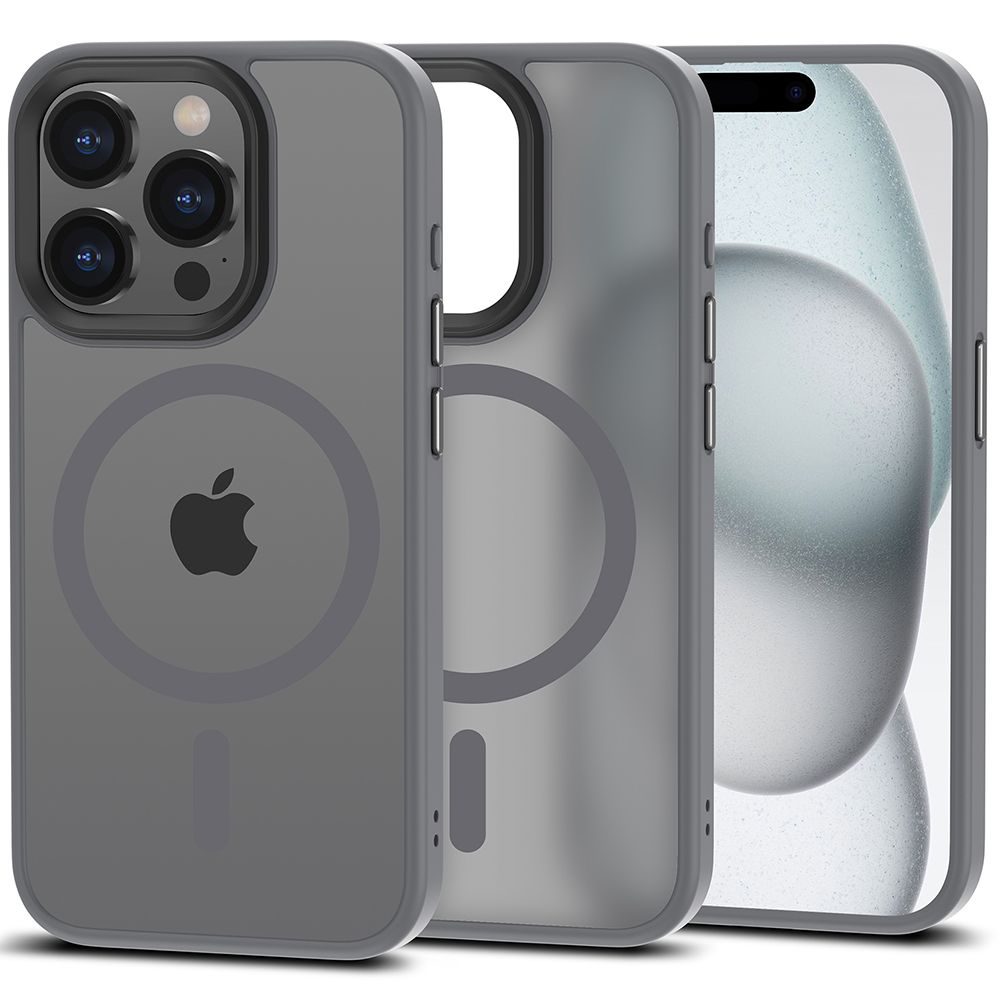 Tech-Protect MagMat MagSafe, iPhone 15 Pro, šedý