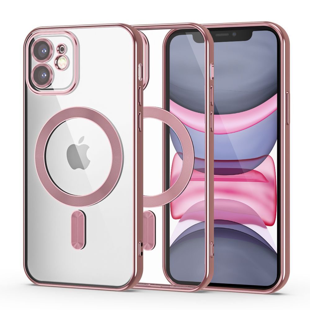 Tech-Protect MagShine, IPhone 11, Roza