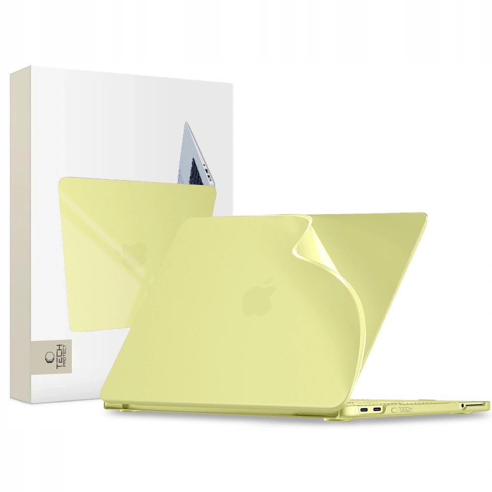 Tech-Protect SoftShell husă MacBook Neo 13 2026, galbenă
