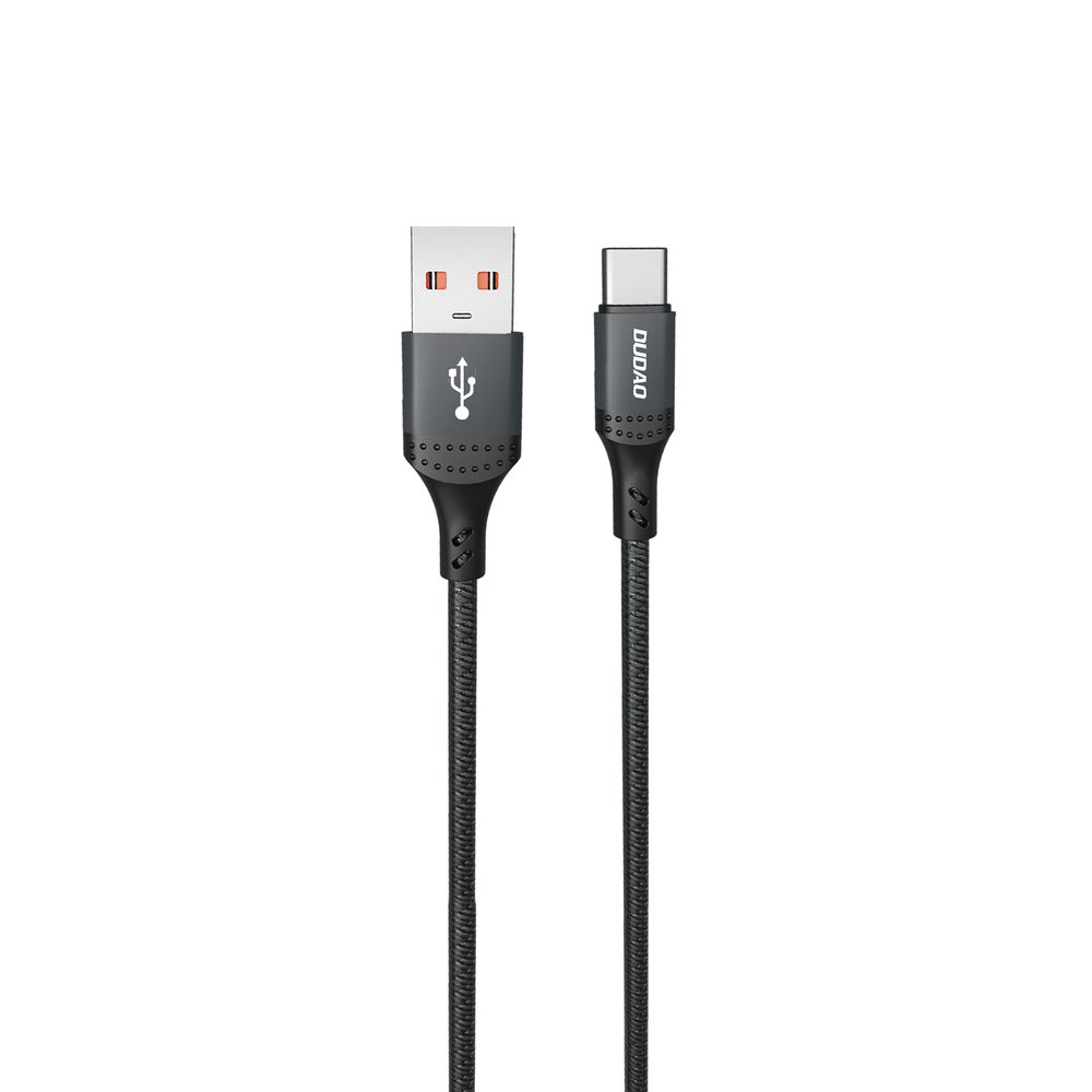 Levně Dudao L3ST kabel USB-A - USB-C, 5A, 1,2 m, černý