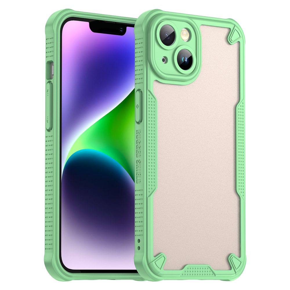 Levně ArmorShield Hybrid Case, iPhone 14, zelený