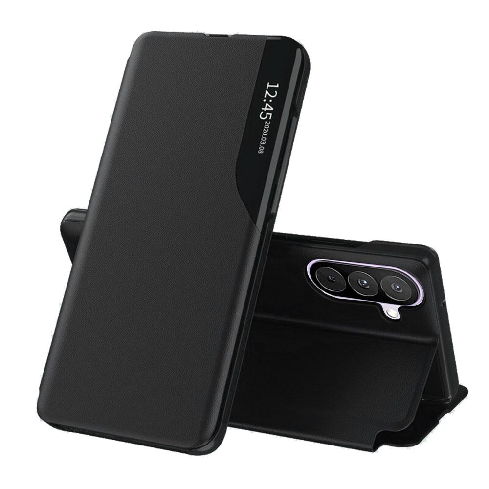 Husa Eco Leather View Case, Samsung Galaxy A27 5G, neagră