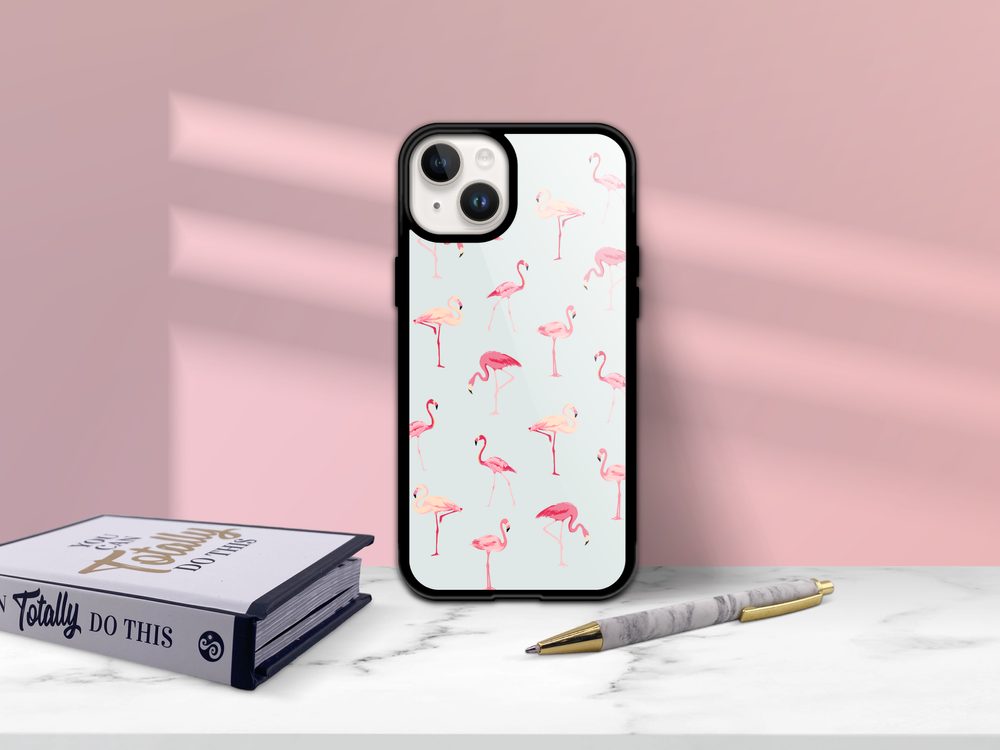 Momanio Maska, IPhone 13 Pro, Flamingosi